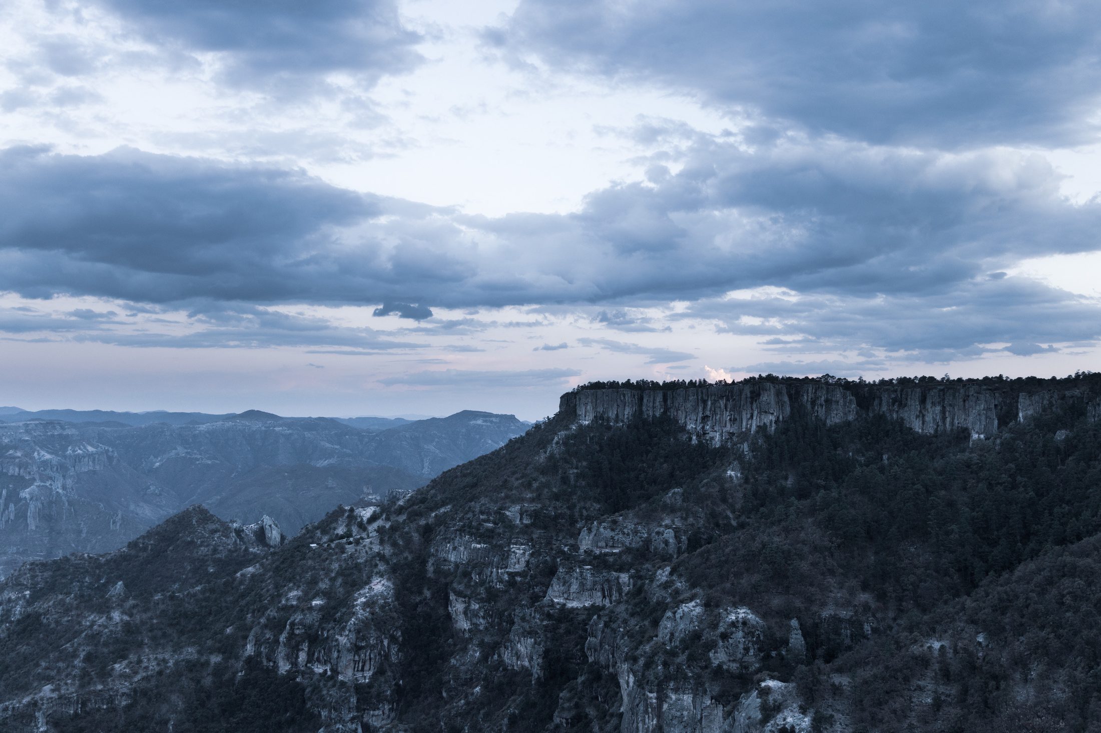 Cañón nublado, Barrancas del Cobre